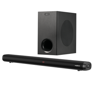 Barra de Sonido Bluetooth con Subwoofer 160 Watts 2.1, USB, AUX, Optical, Coaxial, HDMI-