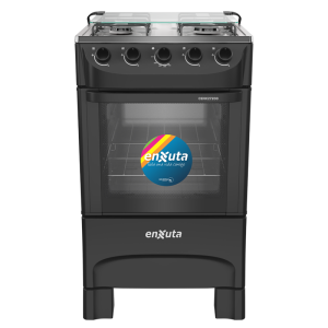 Cocina Supergas 4 Hornallas Negra Con Termocupla - Brasil