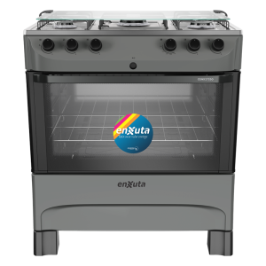 Cocina Supergas 5 Hornallas Titanio con Termocupla y Encendido - Brasil