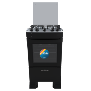 Cocina Supergas 4 Hornallas Negra con Termocupla y Grill - Brasil