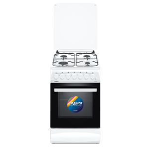 Cocina Combinada 4 Hornallas Blanca con Termocupla 50x60 - Turquía