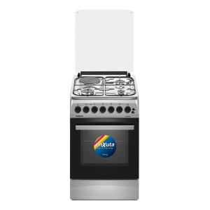 Cocina Combinada 3 Hornallas y 1 Disco Eléctrico Inox 50x60 - Turquía