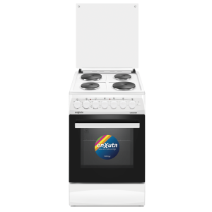 COCINA ELÉCTRICA 4 DISCOS ELÉCTRICOS Y CONVECCIÓN BLANCA 50X60 - TURQUÍA - ENXUTA