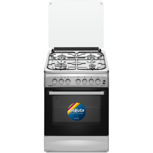 COCINA COMBINADA 4 HORNALLAS INOX 60X60 CON CONVECCIÓN - TURQUÍA - ENXUTA