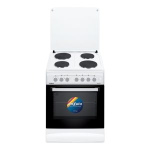 Cocina Eléctrica 4 Discos Eléctricos y Convección Blanca 60x60 - Turquía