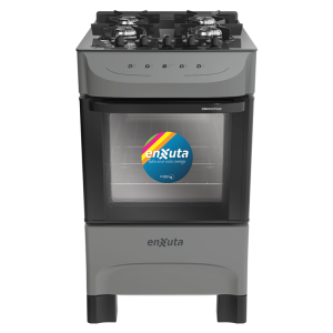 Cocina Supergas 4 Hornallas Titanio, Mesada de Vidrio y Termocupla - Brasil