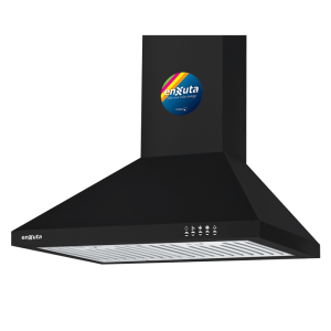 Campana 60 cm Negra con extracción de 750 m3/h