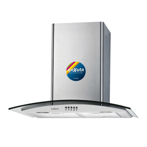 Campana 60 cm de Acero Inoxidable con Vidrio y extracción de 750 m3/h