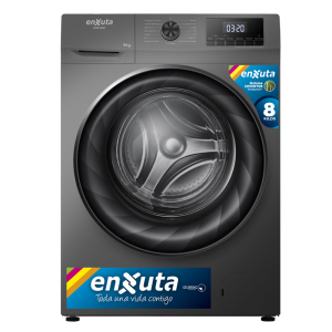 Lavarropa Automático Inverter Carga Frontal 8 kg - Titanium - China