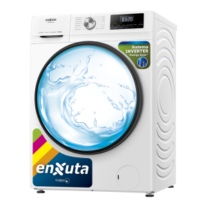 LAVASECARROPA AUTOMÁTICO INVERTER CARGA FRONTAL BLANCO 10,5 KG - ENXUTA