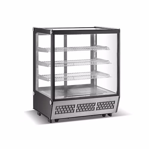 Kuma Vitrina vidrio recto 145lts 3 estantes CW-145