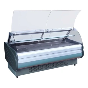 Kuma Vitrina refrigerada vidrio curvo rebatible 2.00mts modelo X4 BSS-2090SGU