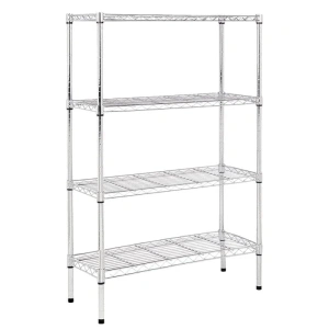 Estantera cromada 4 estantes 1200*45*2000 EC120