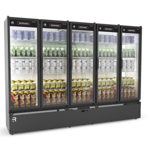 Expositor 5 puertas modelo Vanguard ASVR5P