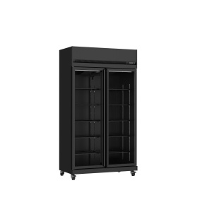 Expositor 2 puertas batiente 800lts BLACK VFC-DD110
