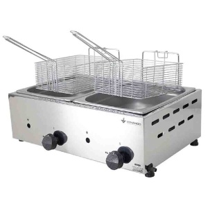 Venancio Fritador 2 cubas 4,8lts+4,8lts 2 canastos SFG212