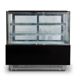 Vitrina vidrio recto 1.20mts modelo Titanium FC-500SA
