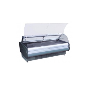 Kuma Vitrina refrigerada vidrio curvo rebatible 2.00mts modelo X3 BSS-2090SG