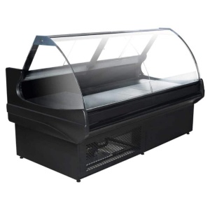 Kuma Vitrina vidrio curvo fijo 2.00mts modelo Sonic BSS-1811RGA