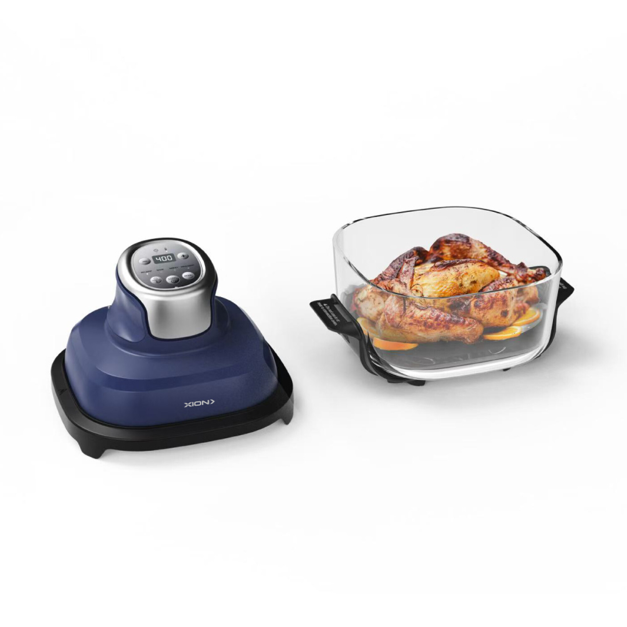 AIRFRYER 4,5L FREIDORA SIN ACEITE CON CESTO DE VIDRIO - XION - Imagen 3