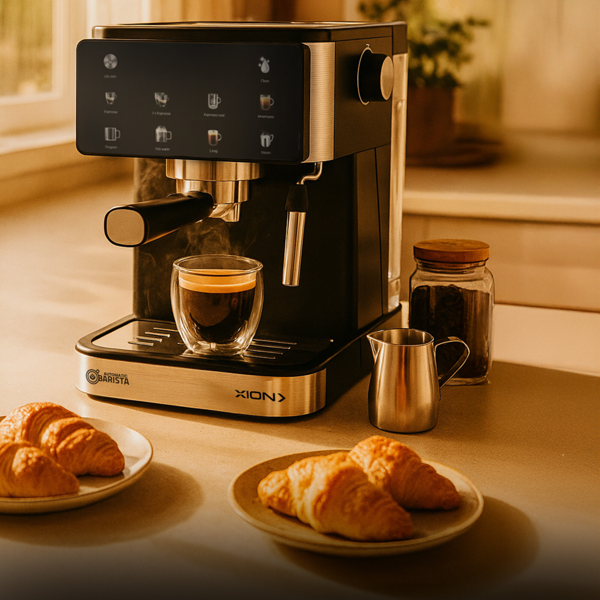 CAFETERA ESPRESSO AUTOMÁTICA CREAM TOUCH - XION - Imagen 2