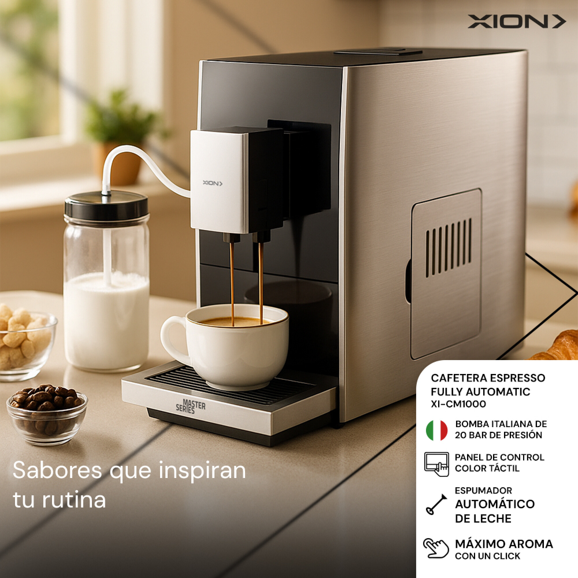 CAFETERA ESPRESSO FULLY AUTOMATIC DIGITAL - XION - Imagen 3