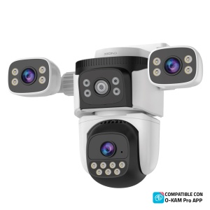 CÁMARA DE SEGURIDAD SMART XION MULTI CÁMARAS 3 LENTES - XION