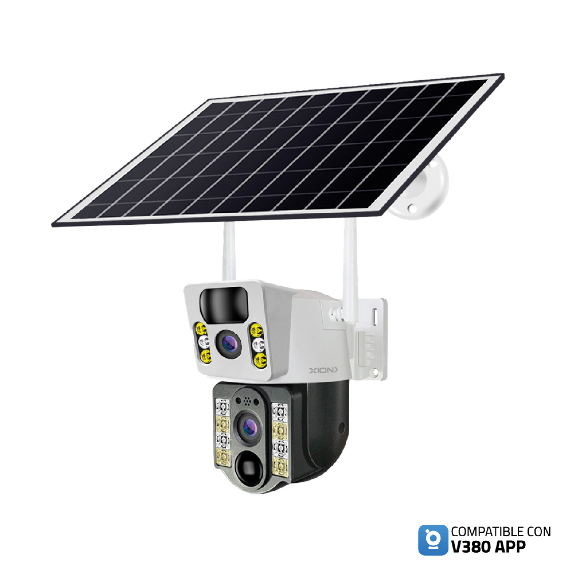 CÁMARA SOLAR XION SMART DOBLE CÁMARA RECARGABLE - XION
