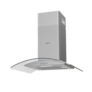 CAMPANA EXTRACTORA ACERO INOX CON VIDRIO 60 CM - XION