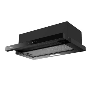 CAMPANA EXTRACTORA TELESCOPICA FULL BLACK/GLASS - XION