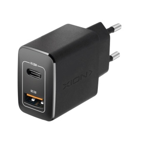 CARGADOR CARGA RÁPIDA USB C + USB A - XION