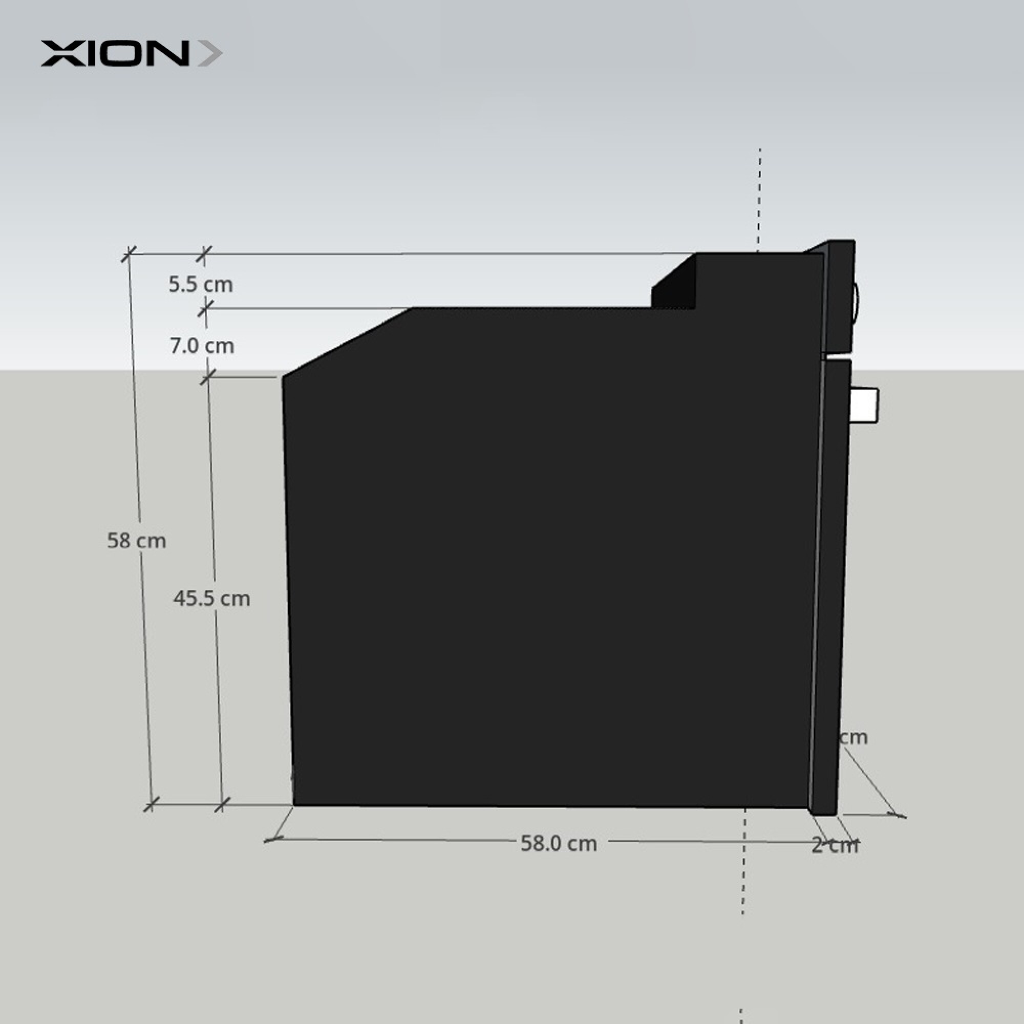 HORNO DE EMPOTRAR 60CM MECÁNICO FRENTE ACERO INOX - XION - Imagen 3