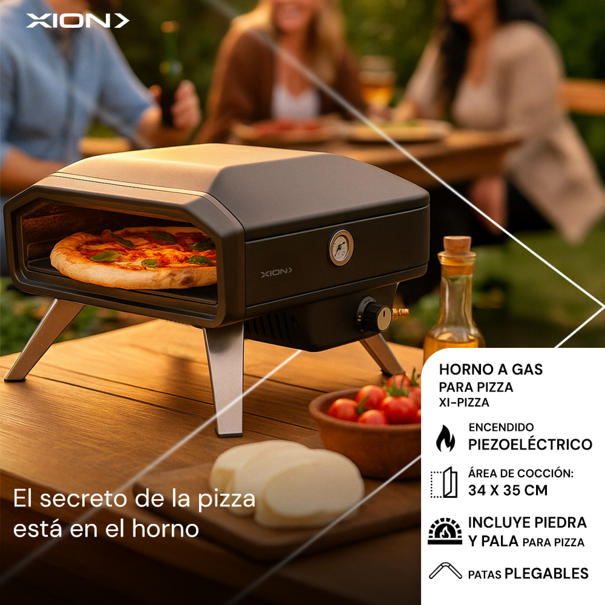 HORNO DE PIZZA A GAS - XION - Imagen 3