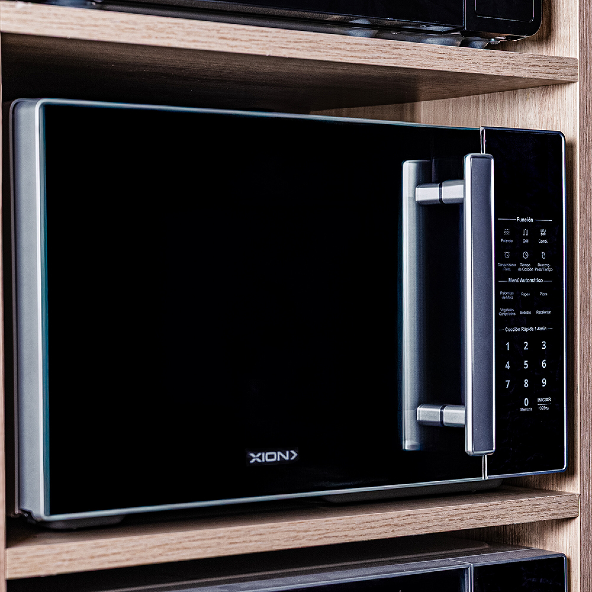 HORNO MICROONDAS 25 LTS CON GRILL - XION - Imagen 2