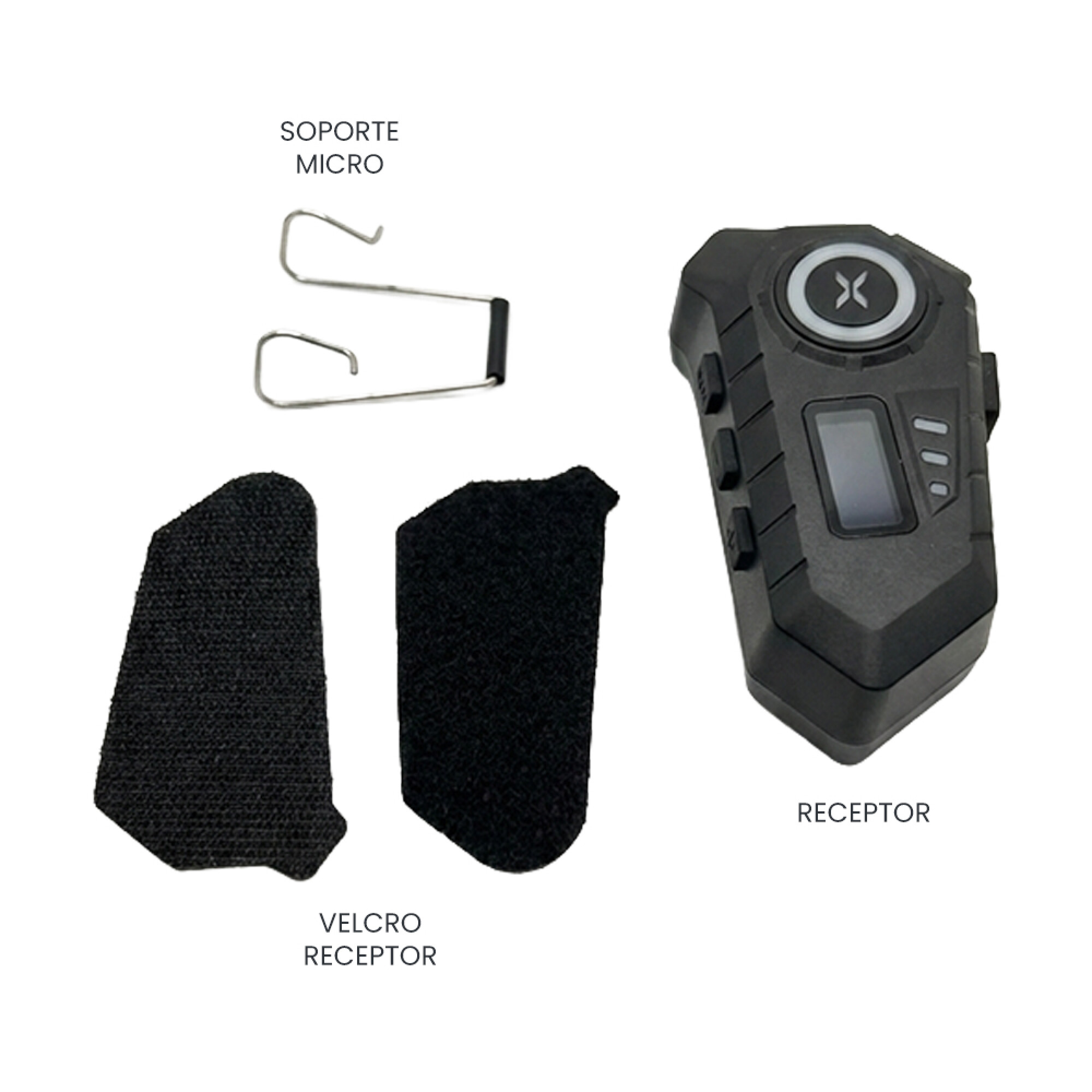INTERCOMUNICADOR BLUETOOTH DE PARA CASCO DE MOTO - XION - Imagen 2