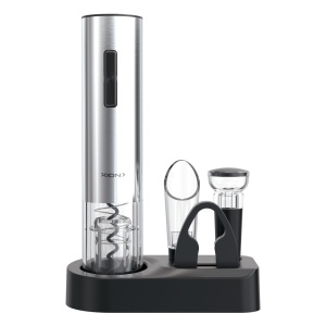 KIT DESCORCHADOR ELÉCTRICO RECARGABLE TOTAL INOX - XION