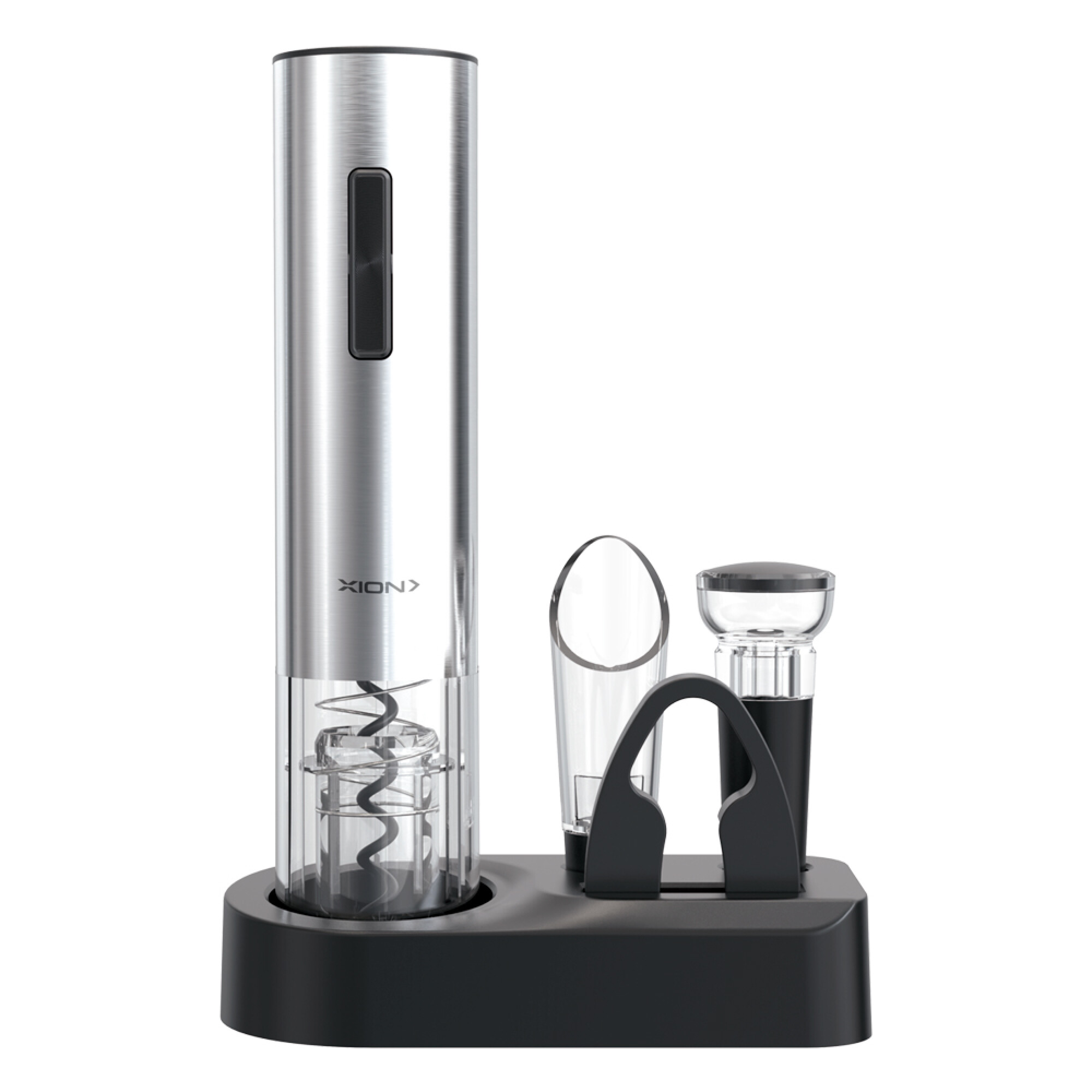 KIT DESCORCHADOR ELÉCTRICO RECARGABLE TOTAL INOX - XION