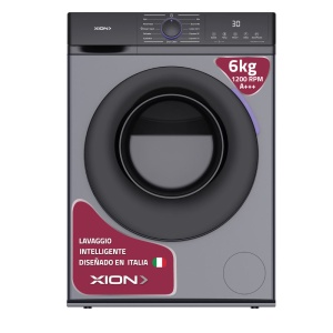 LAVARROPAS CARGA FRONTAL 6KG COLOR GRIS MOTOR BLDC INVERTER - XION