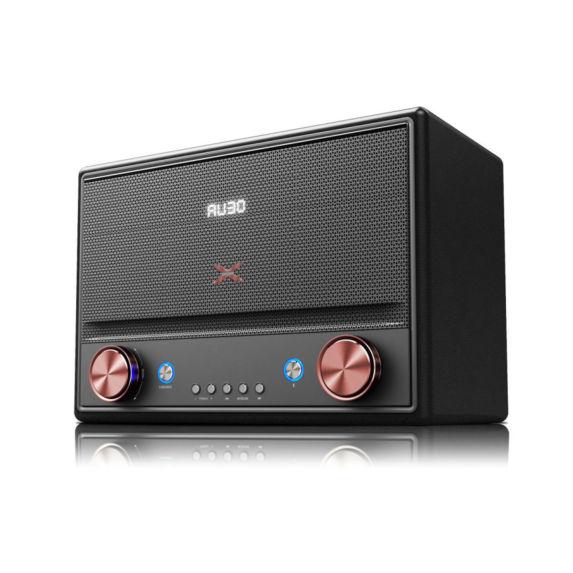 PARLANTE RETRO XION POTENCIA 10.000W PMPO - XION