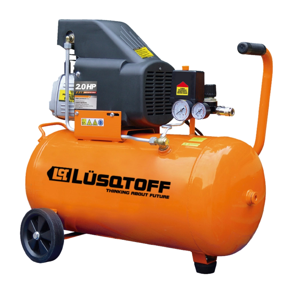 COMPRESOR 25LTS - 2HP - 198L/MIN + ACCESORIOS