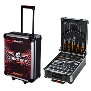KIT DE HERRAM 245 PIEZAS - C/ RUEDAS