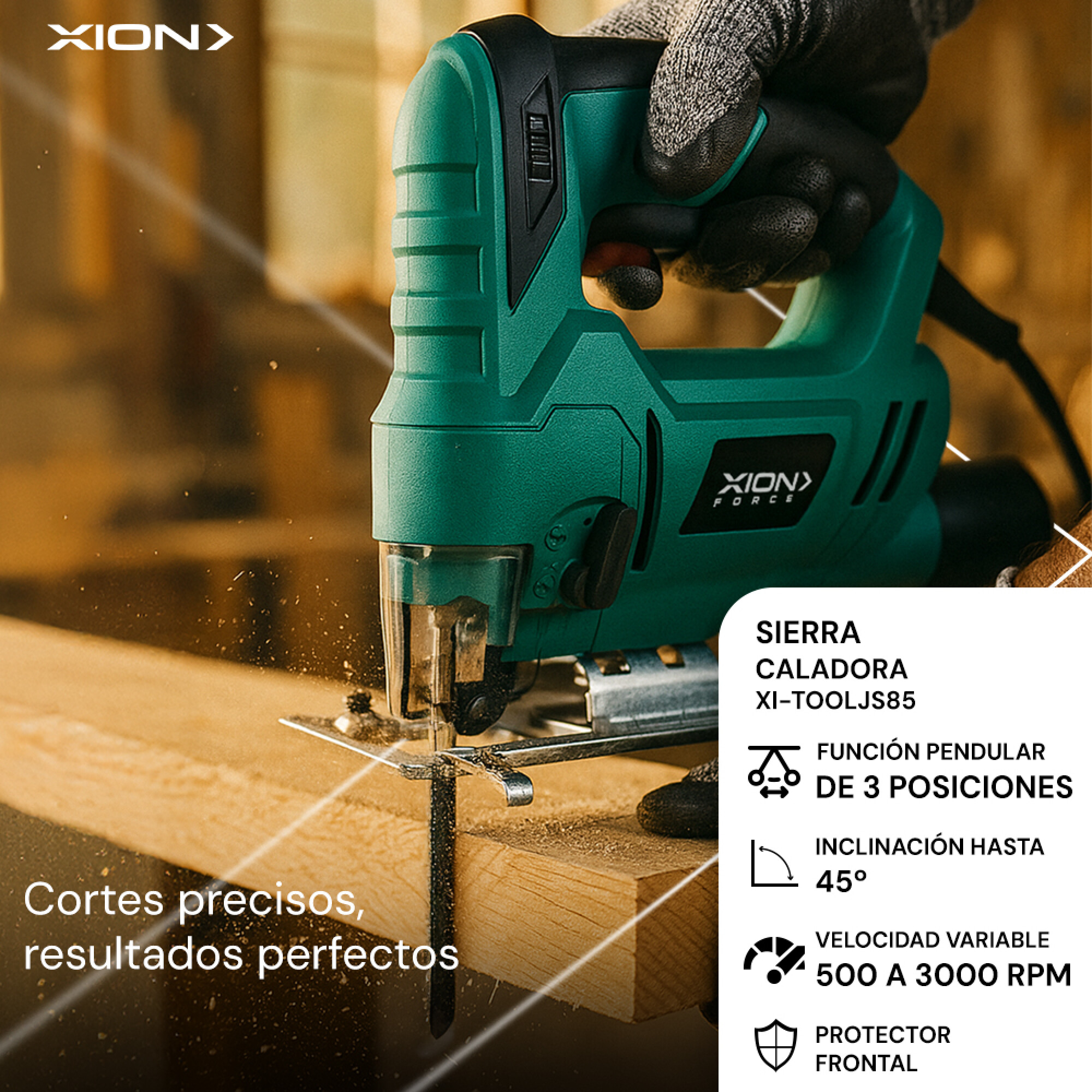 SIERRA CALADORA 850W - XION - Imagen 2