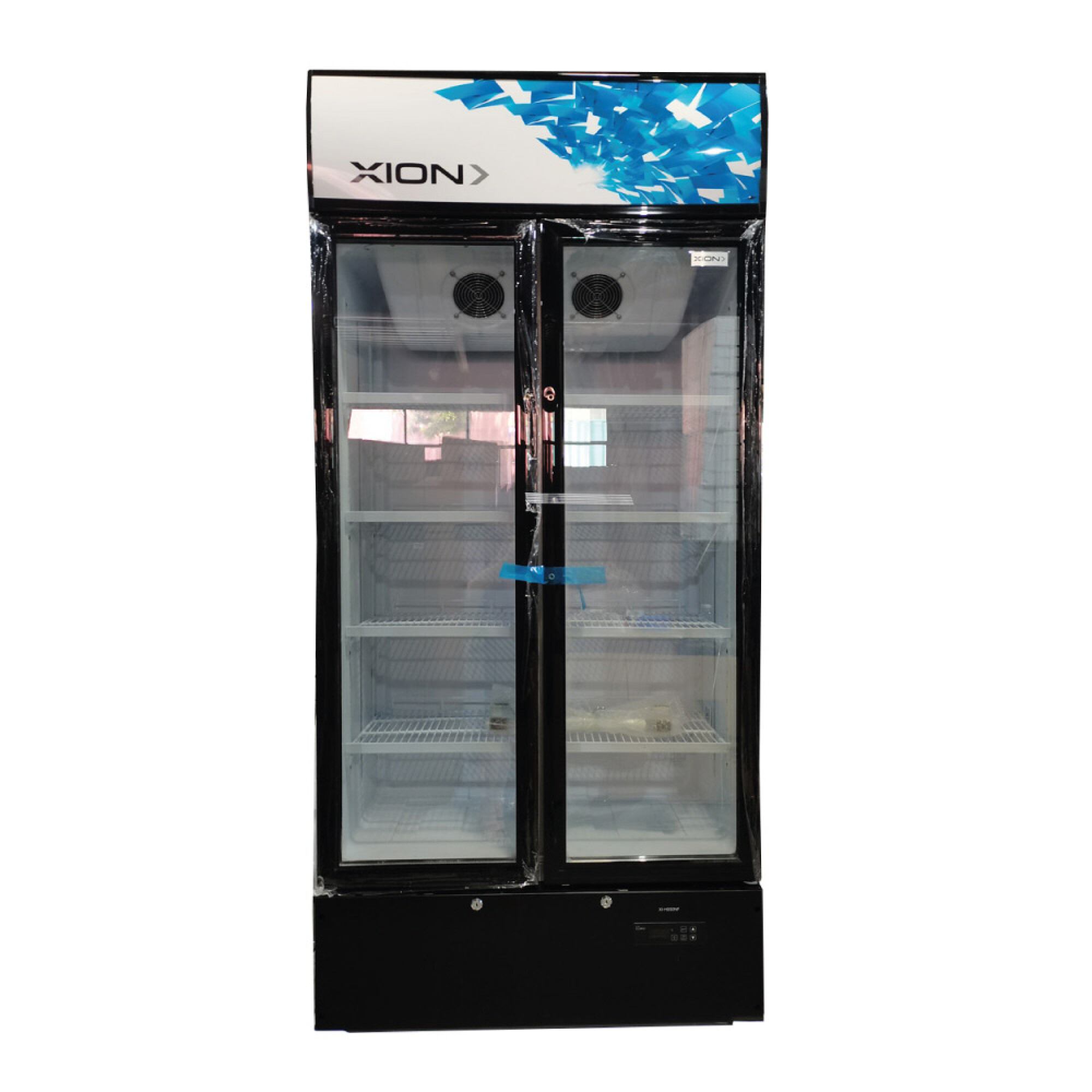 VITRINA REFRIGERADA 550LT FRÍO SECO DOS PUERTAS - XION